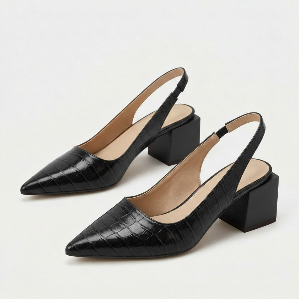 PERNILLE Pointed Slingback Heels