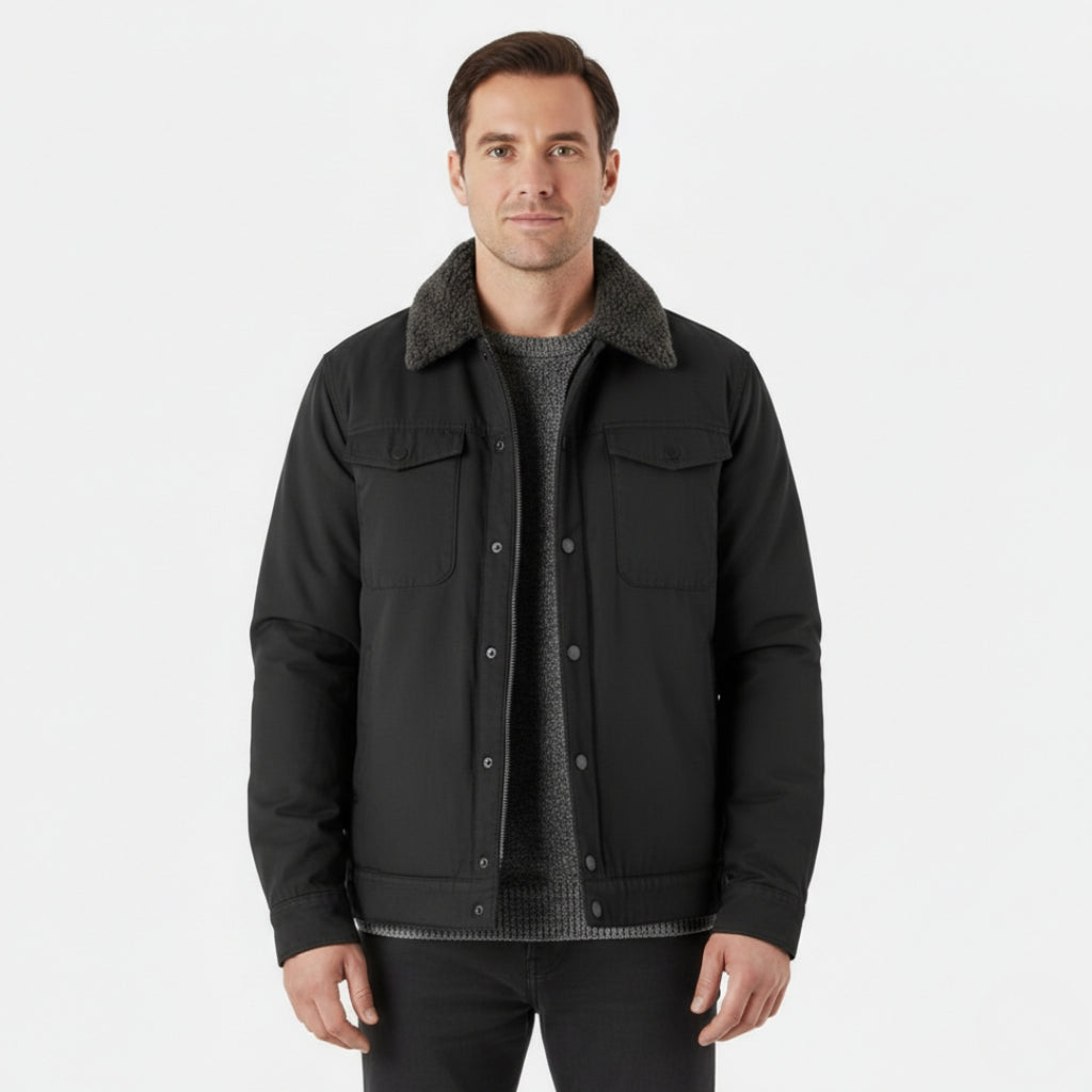 ARTHUR Wool Blend Lined Pocket Jacket
