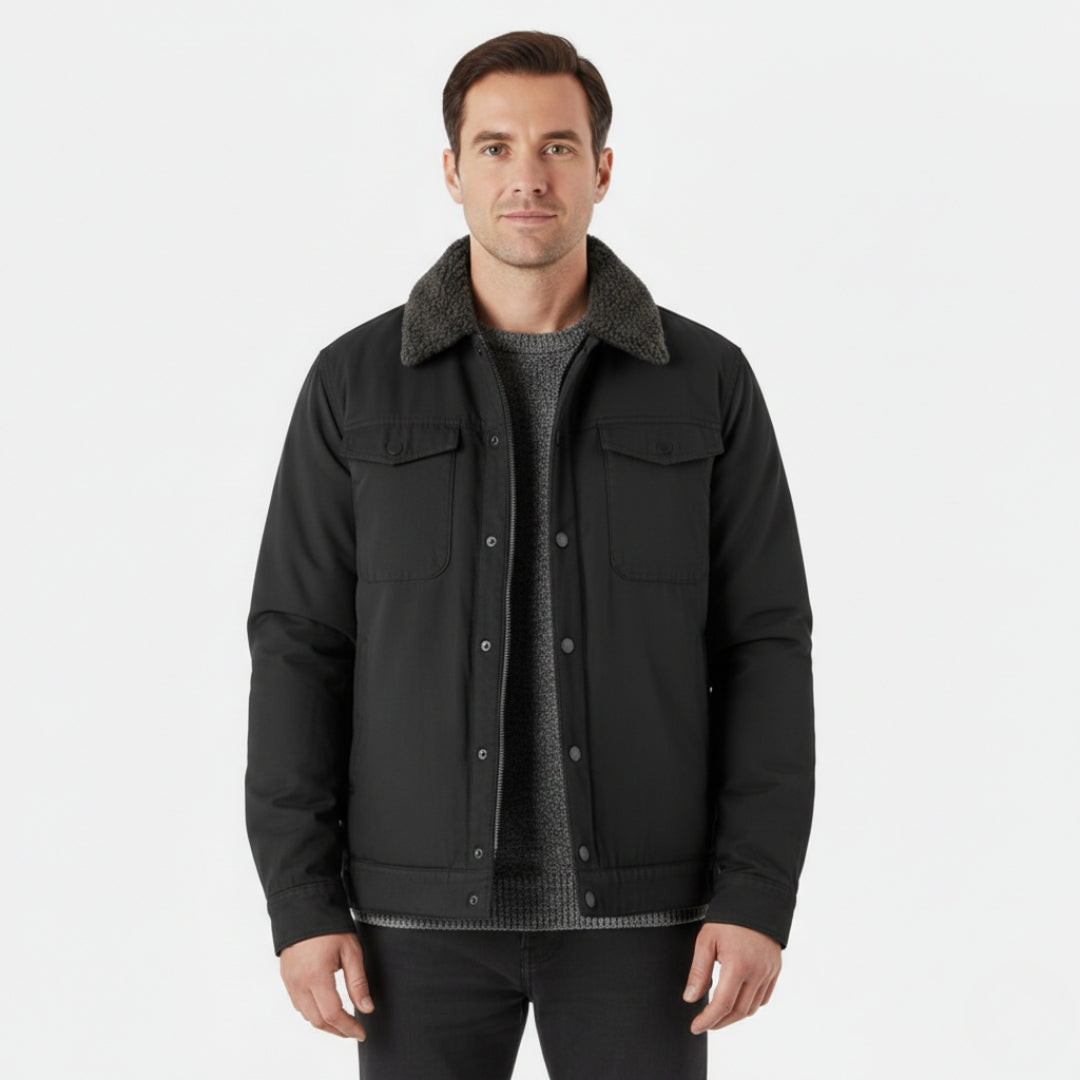 ARTHUR Wool Blend Lined Pocket Jacket