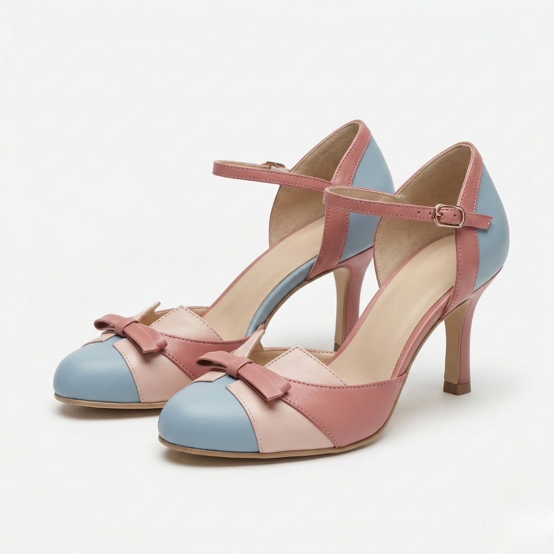 DOMINIQUE Bowtie Strap Heels