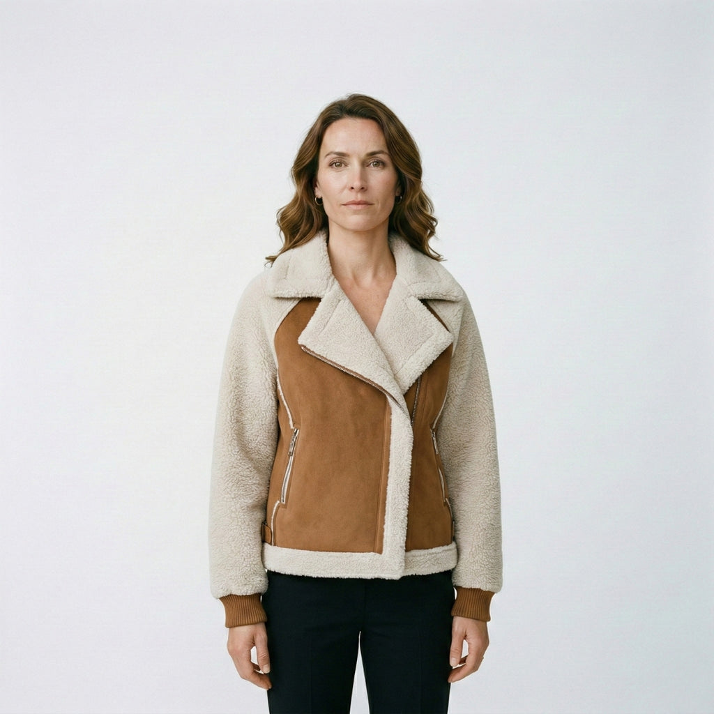 AMANDA Thick Sherpa Jacket