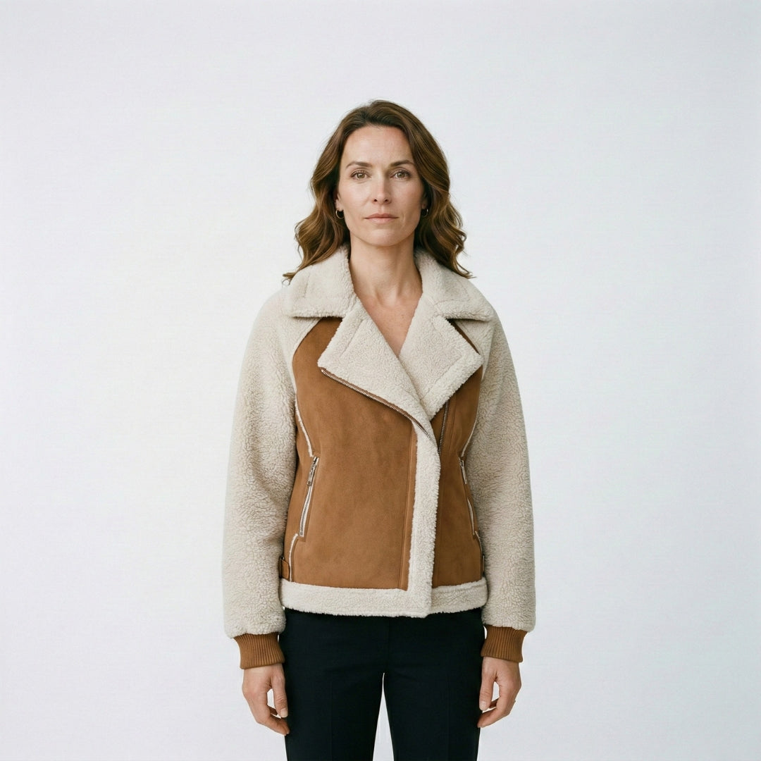 AMANDA Thick Sherpa Jacket
