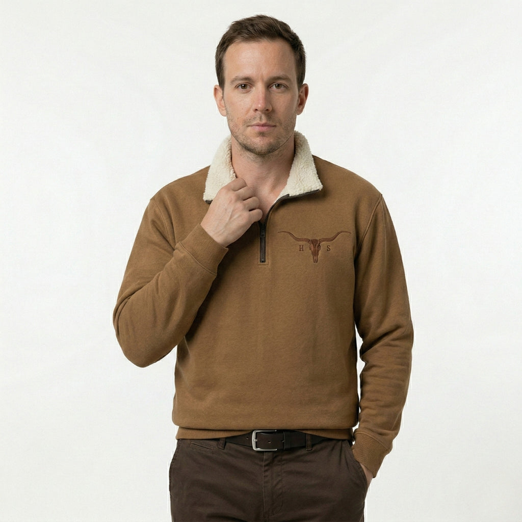 BRUCE Quarter-Zip Fleece Pullover