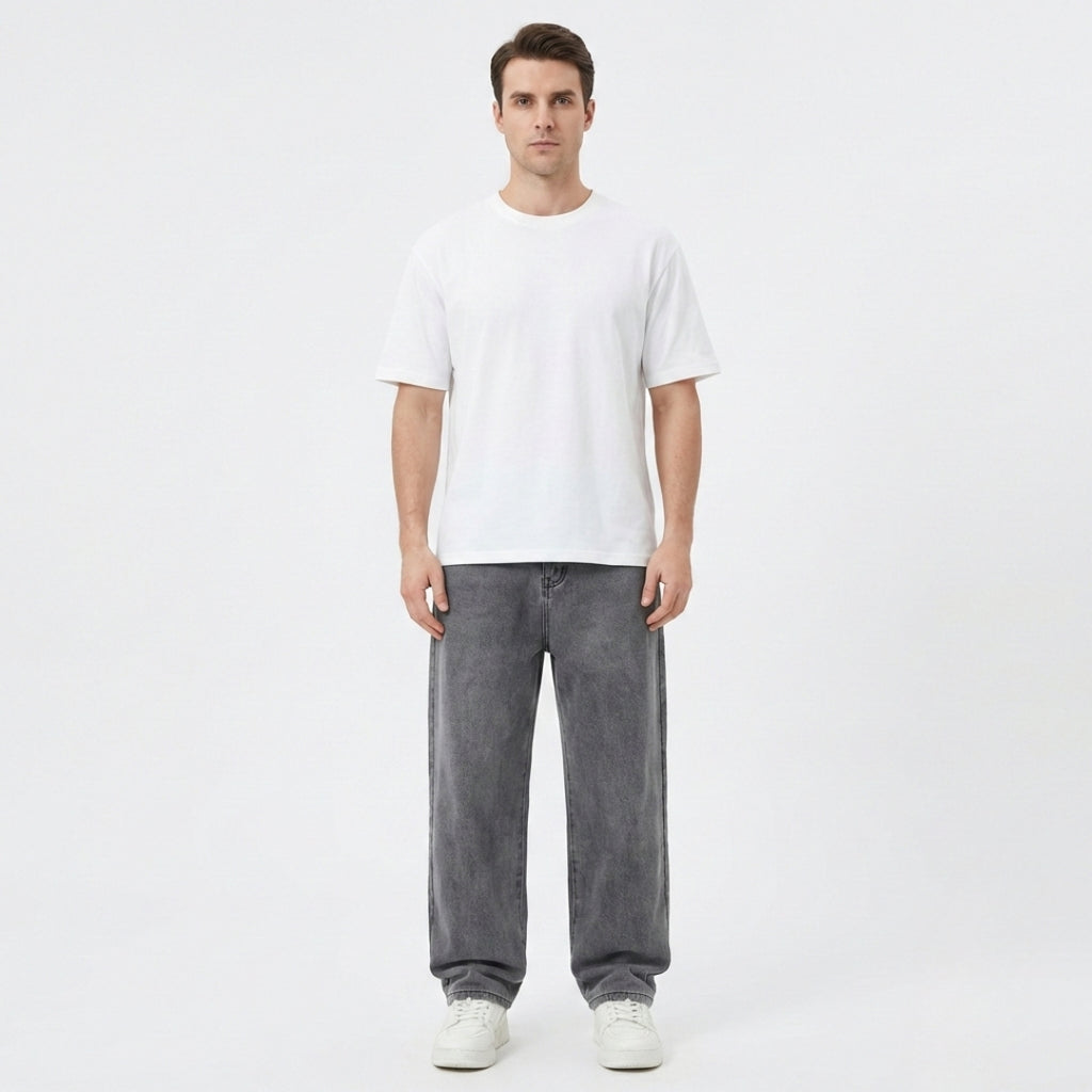 ETHAN Wide Leg Loose Jeans