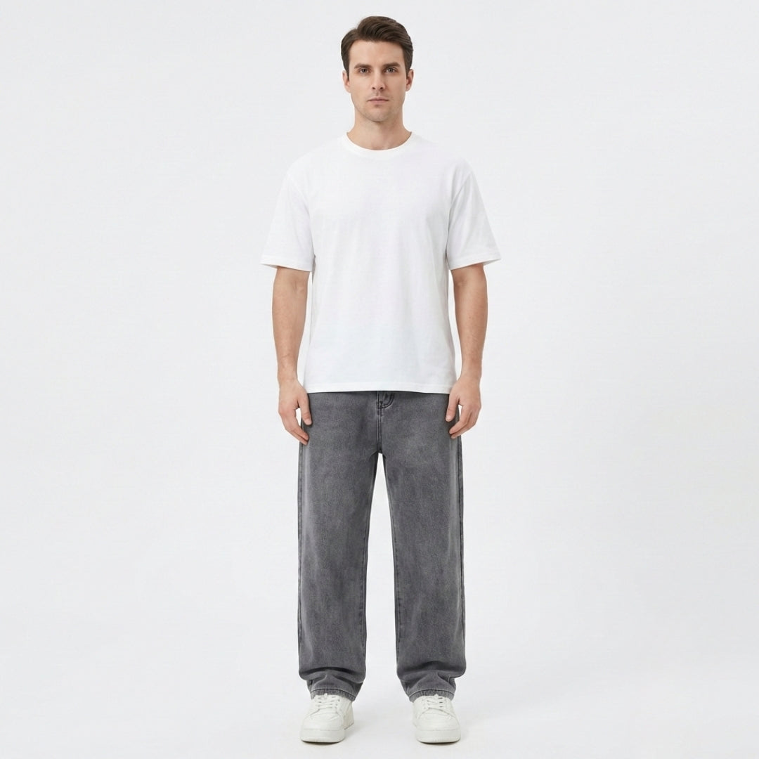 ETHAN Wide Leg Loose Jeans