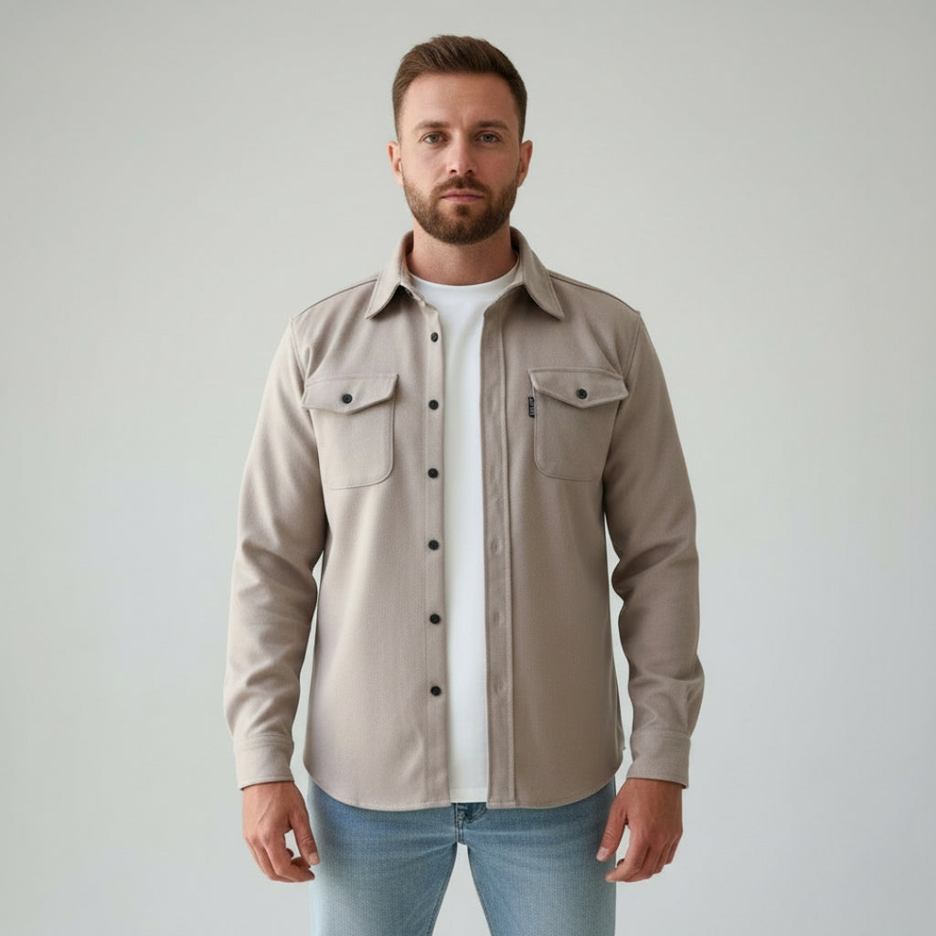 THEO Casual Cotton Blend Shirt