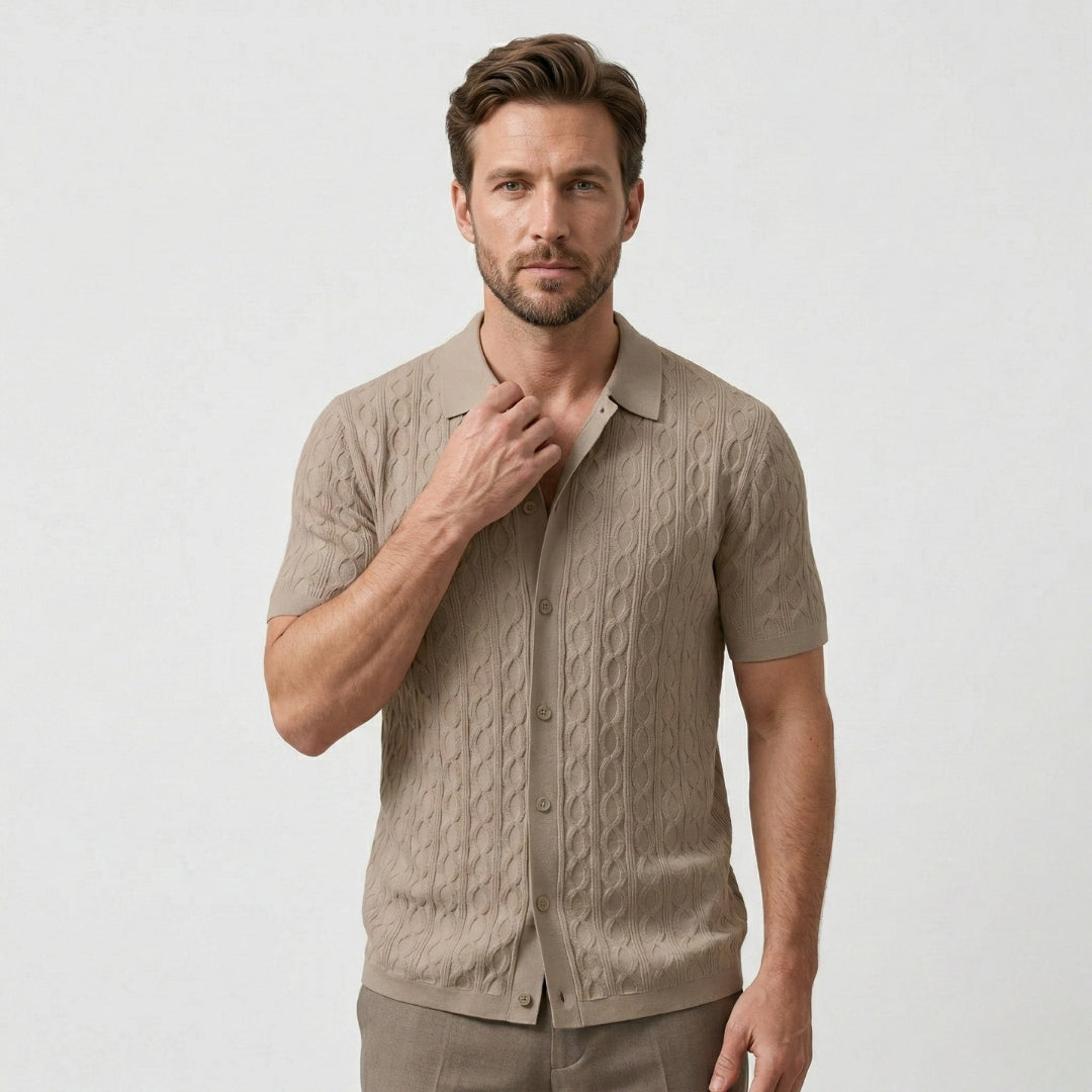 DAVID Slim Knitted Polo