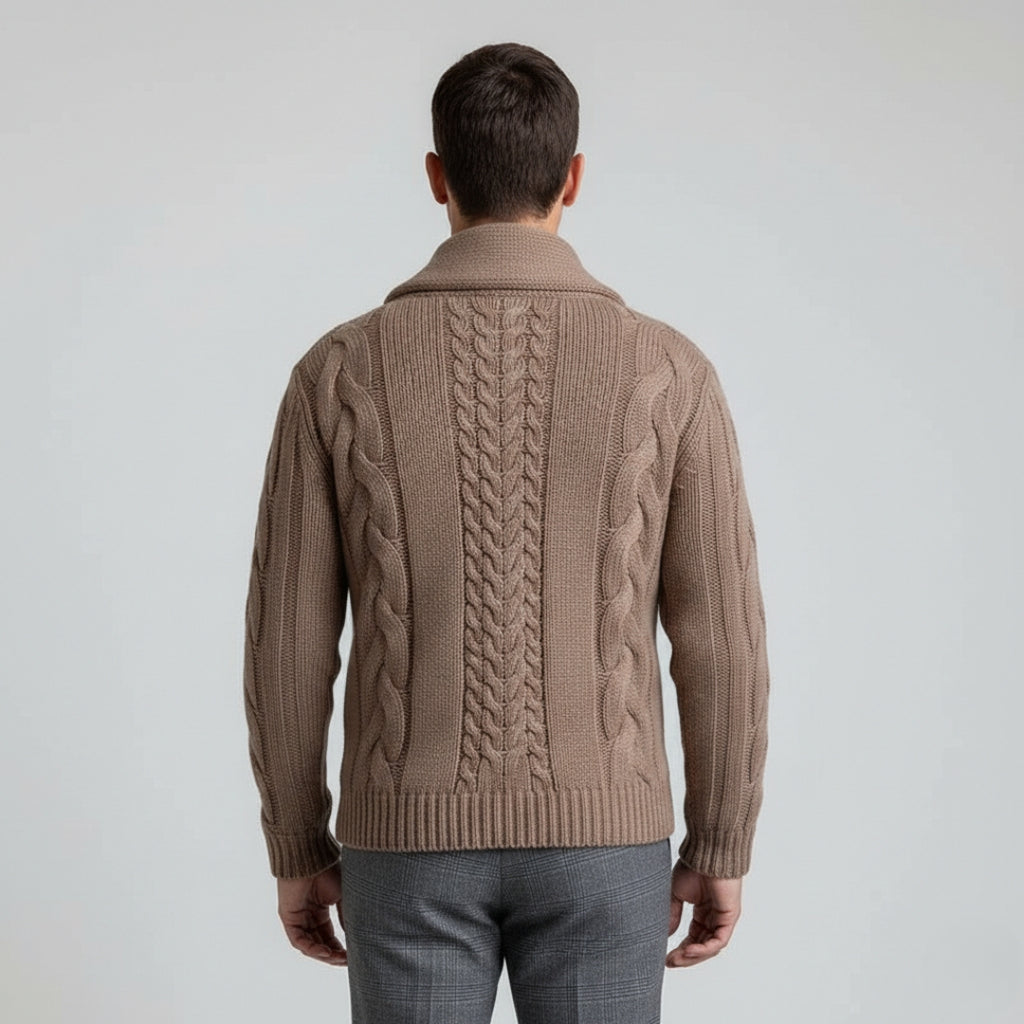 KEVIN Single Breasted Knit Cardigan