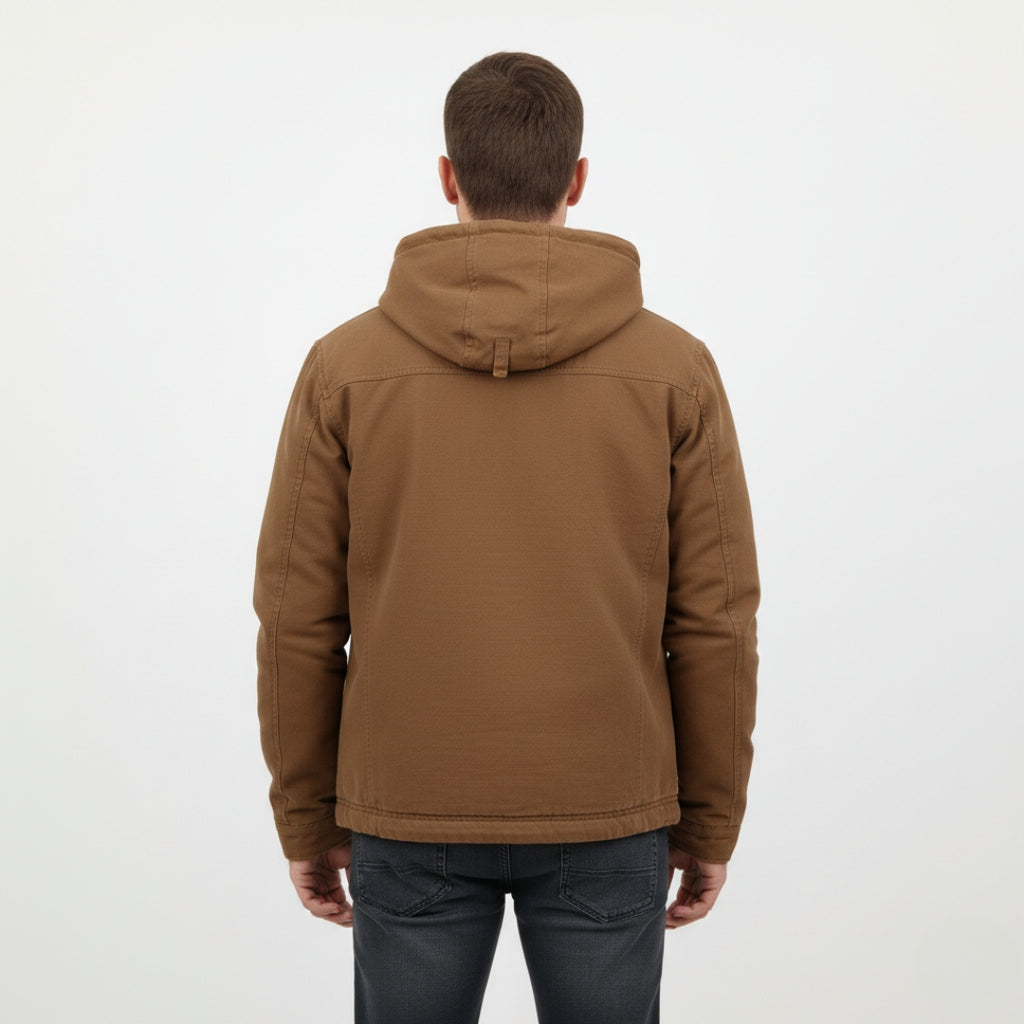 NOAH Hooded Zip-Up Cotton Jacket