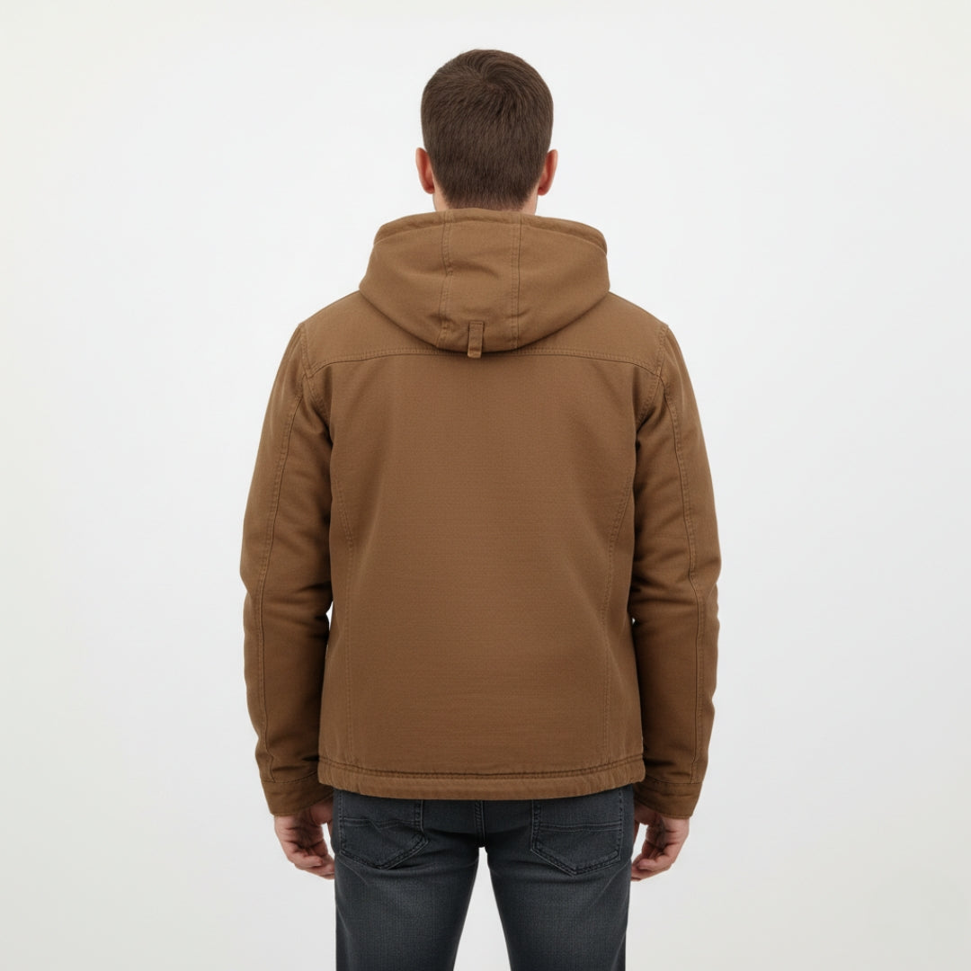 NOAH Hooded Zip-Up Cotton Jacket