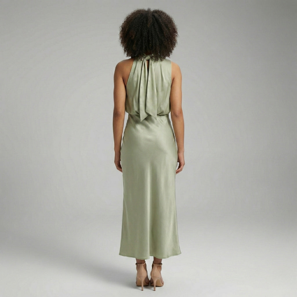 FLAVIA Mock Neck Maxi