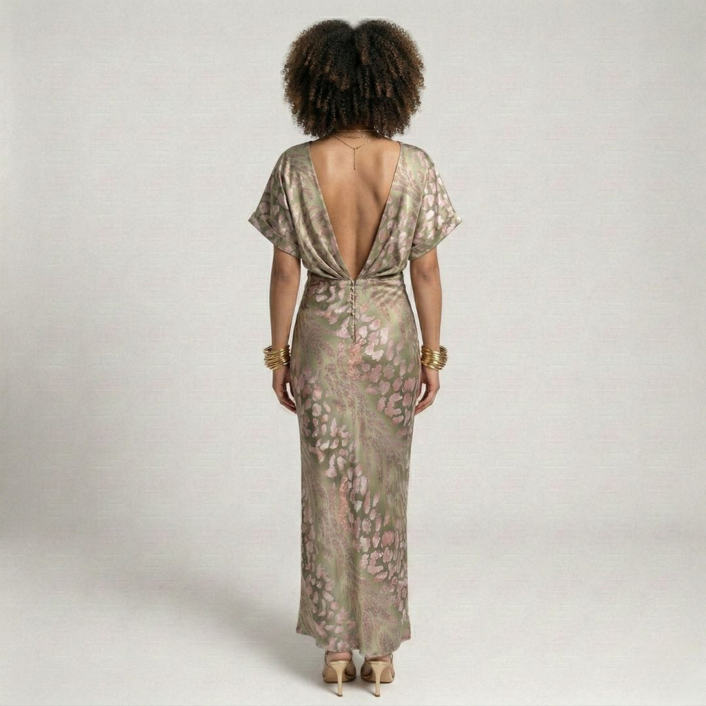 DOMENICA Printed A-Line Dress