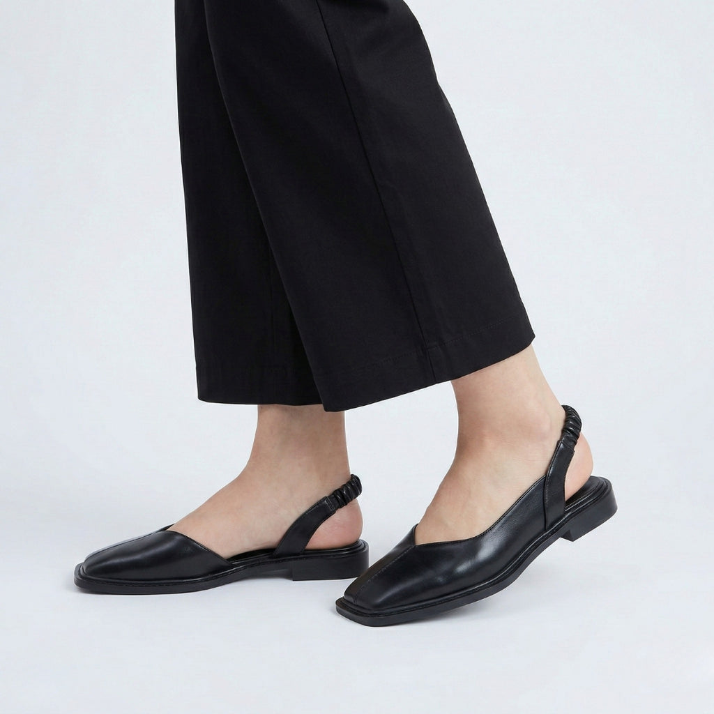 LEA Square Toe Flats