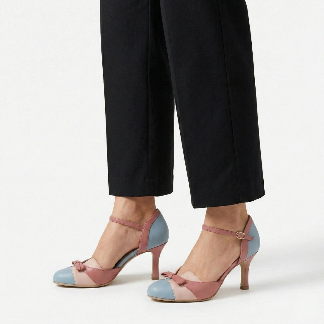 DOMINIQUE Bowtie Strap Heels