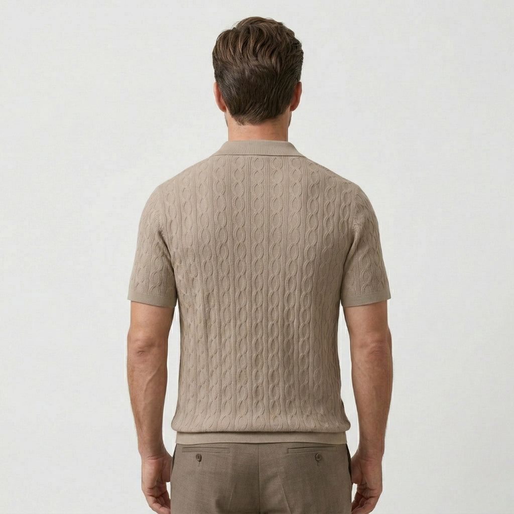 DAVID Slim Knitted Polo
