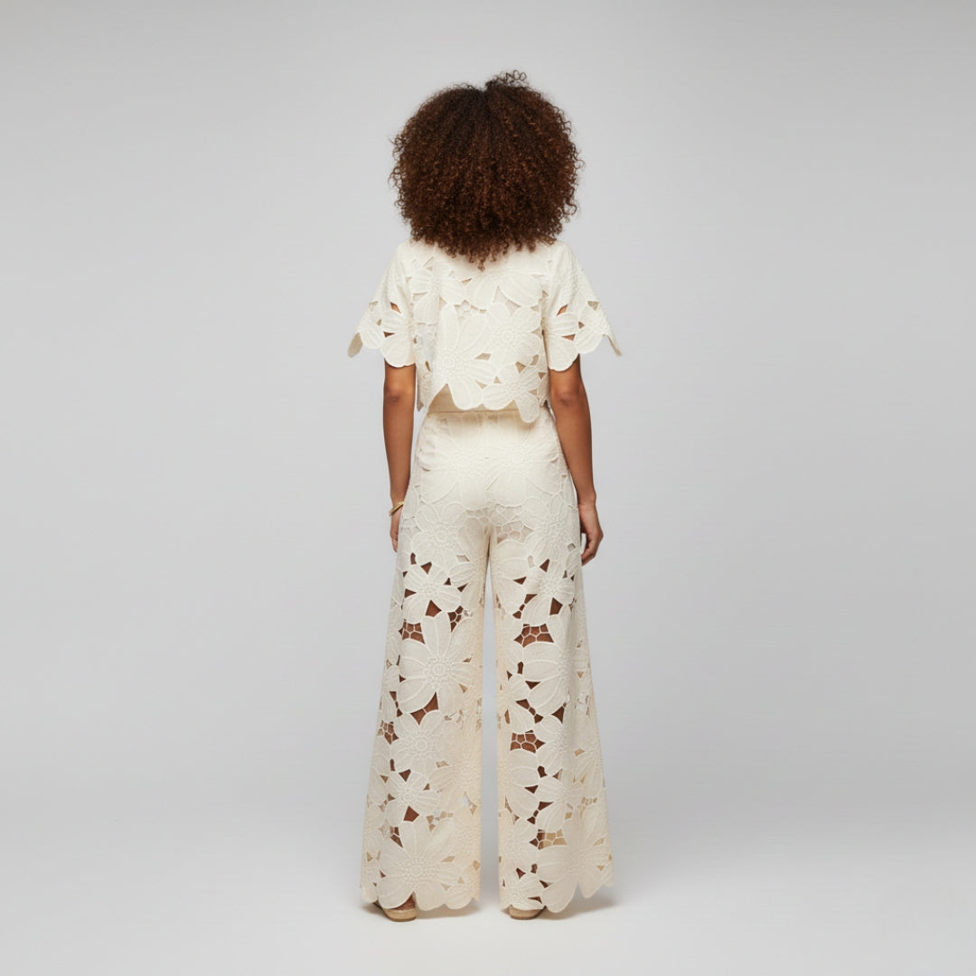 AMELIE Wide Leg Two-Piece Set