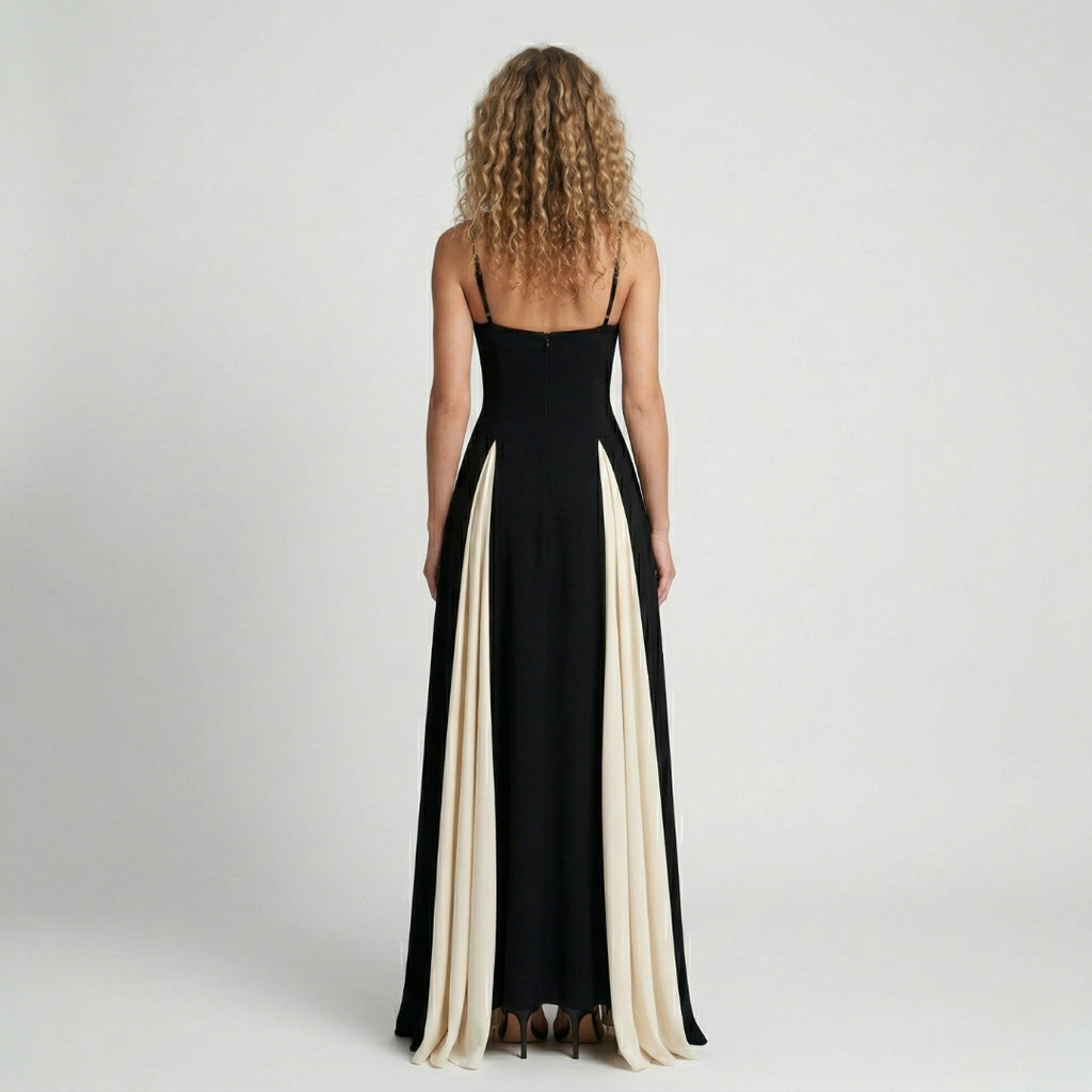 CHARLOTTE Elegant Patchwork Maxi