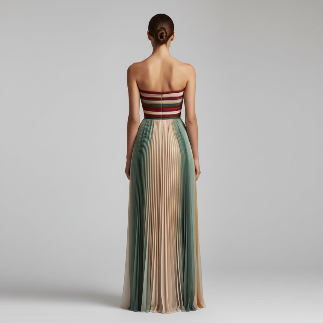CANDICE Strapless A-Line Maxi