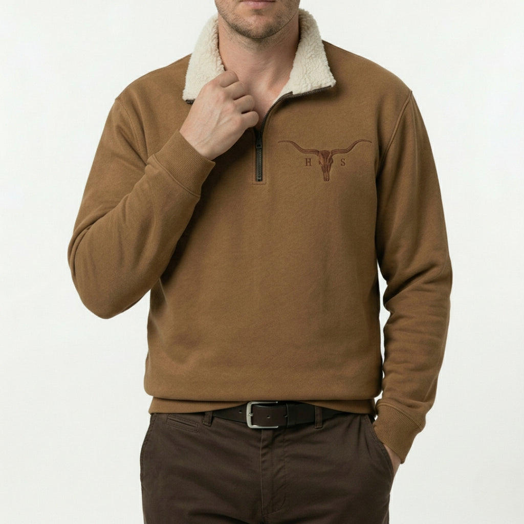 BRUCE Quarter-Zip Fleece Pullover