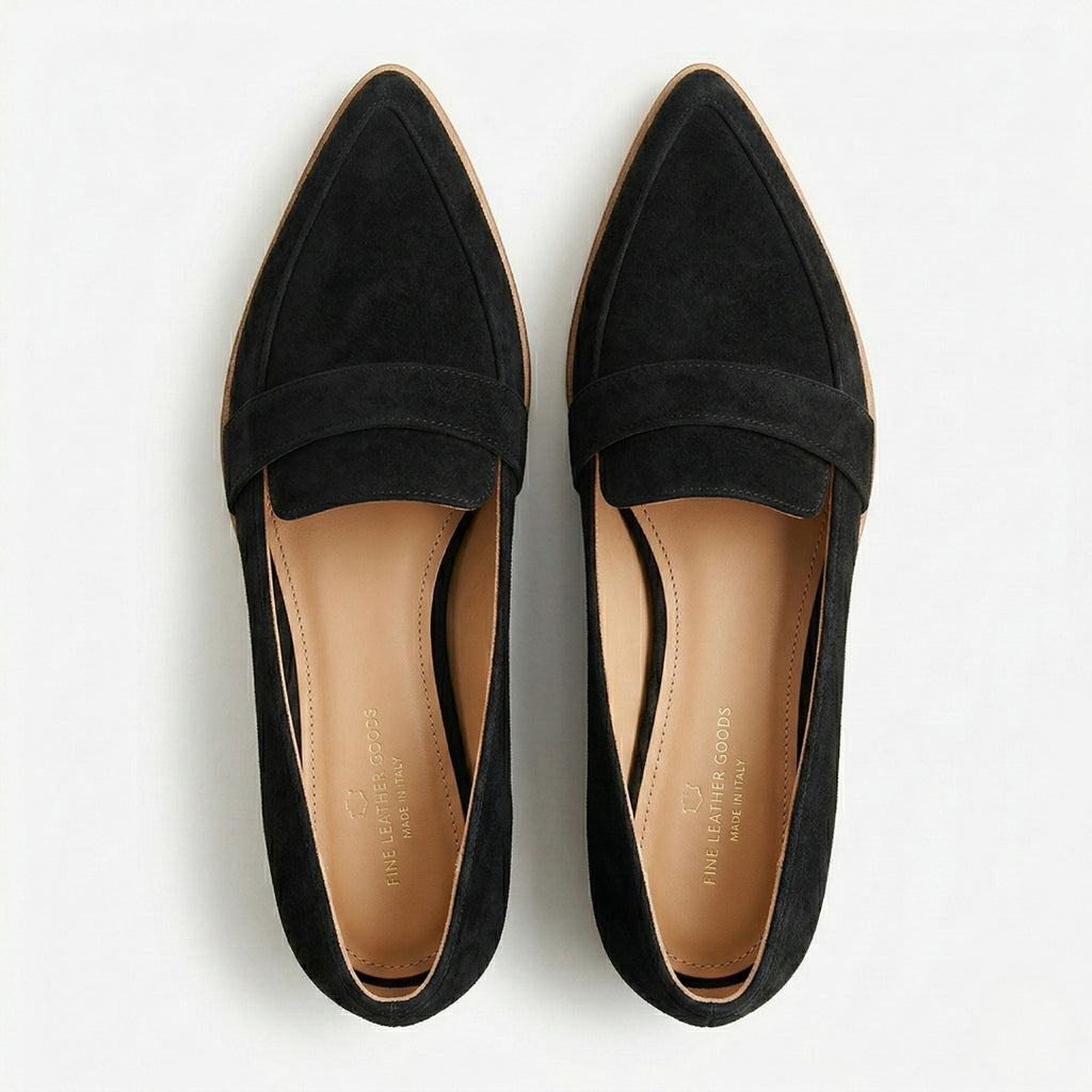 SELENA Pointed Toe Loafers