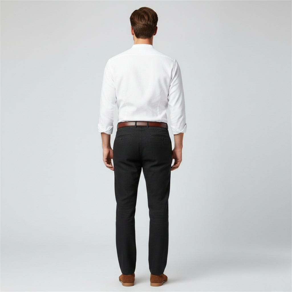 OLIVER Cotton Linen Ankle Pants