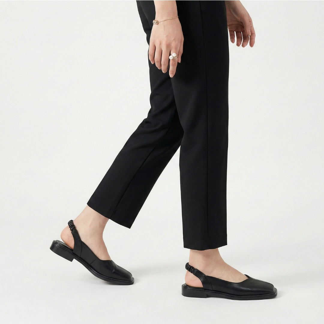 LEA Square Toe Flats