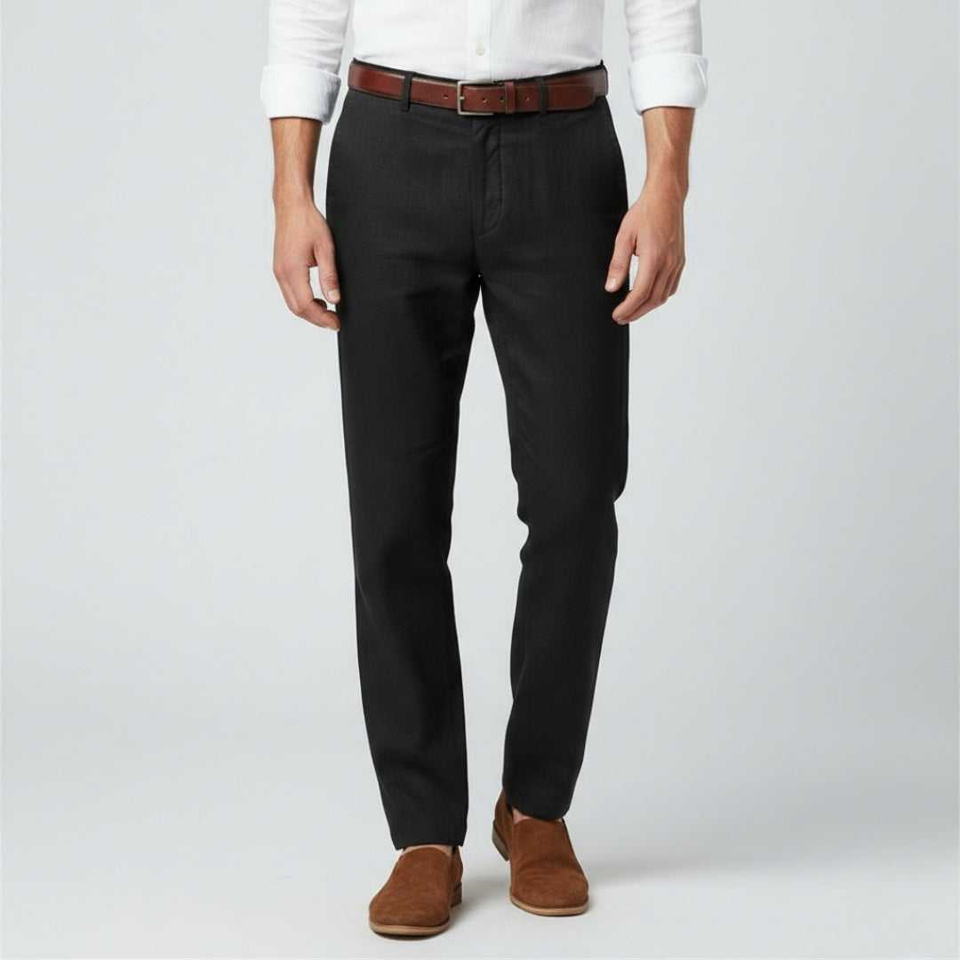 OLIVER Cotton Linen Ankle Pants