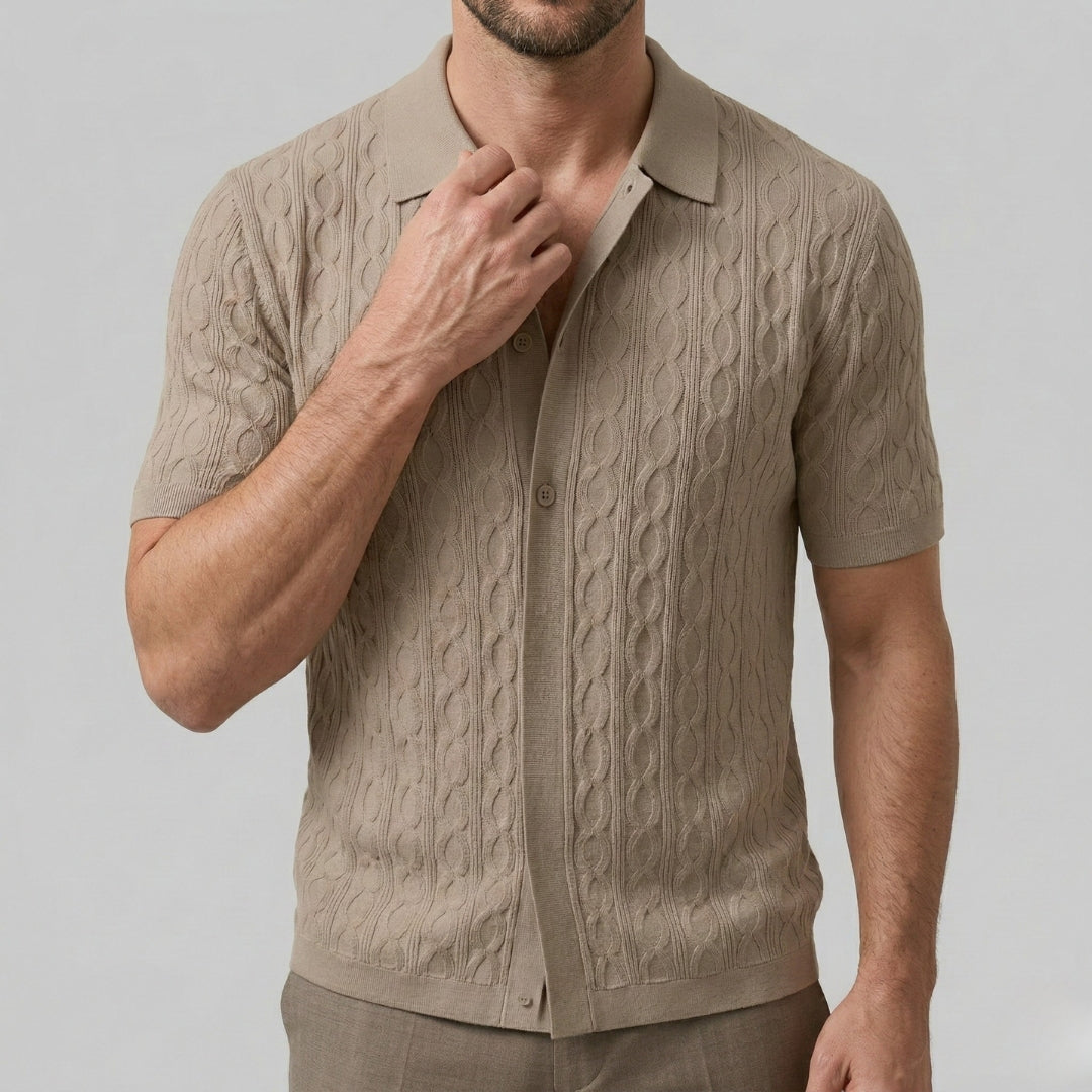 DAVID Slim Knitted Polo