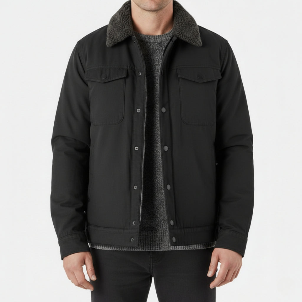ARTHUR Wool Blend Lined Pocket Jacket