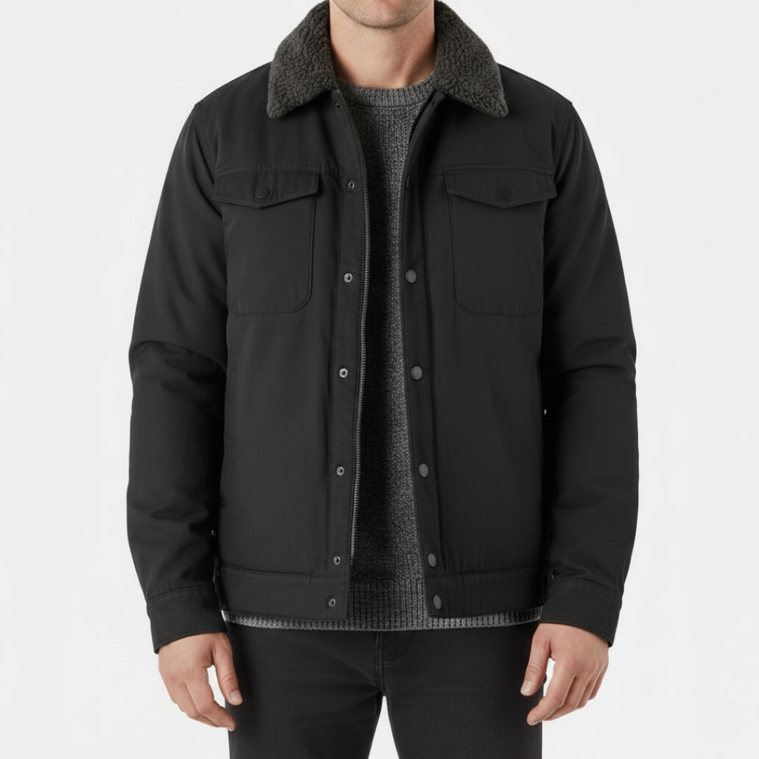 ARTHUR Wool Blend Lined Pocket Jacket