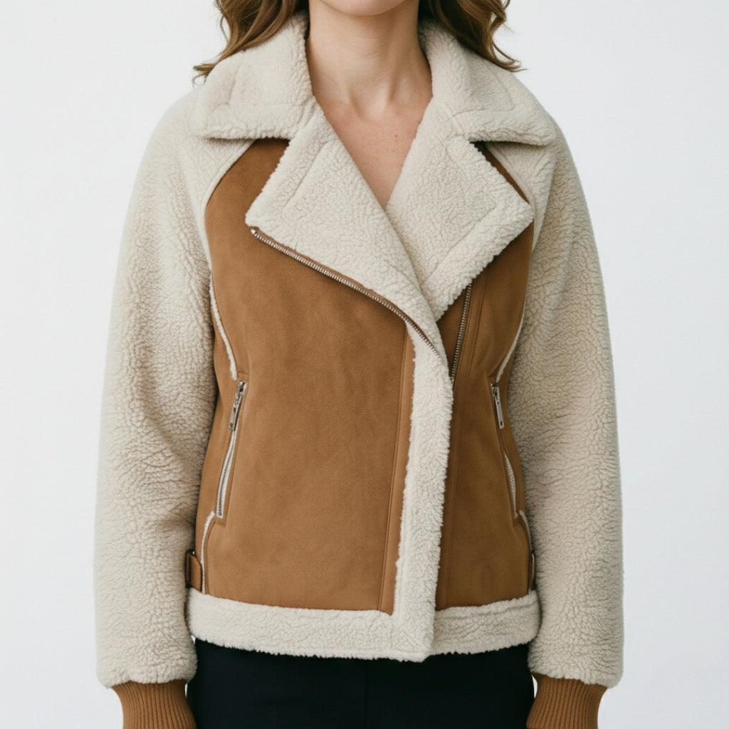 AMANDA Thick Sherpa Jacket