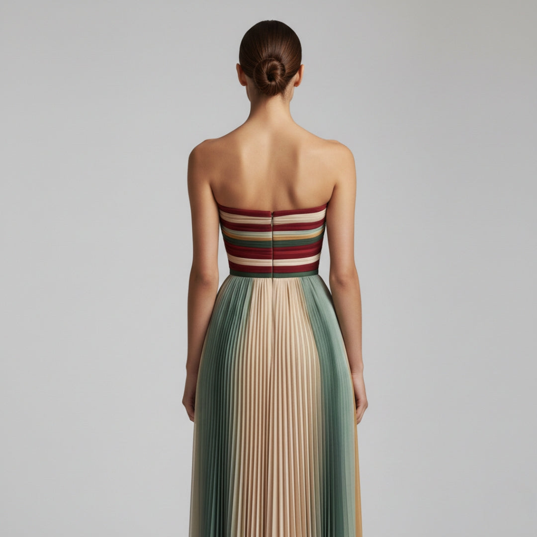 CANDICE Strapless A-Line Maxi