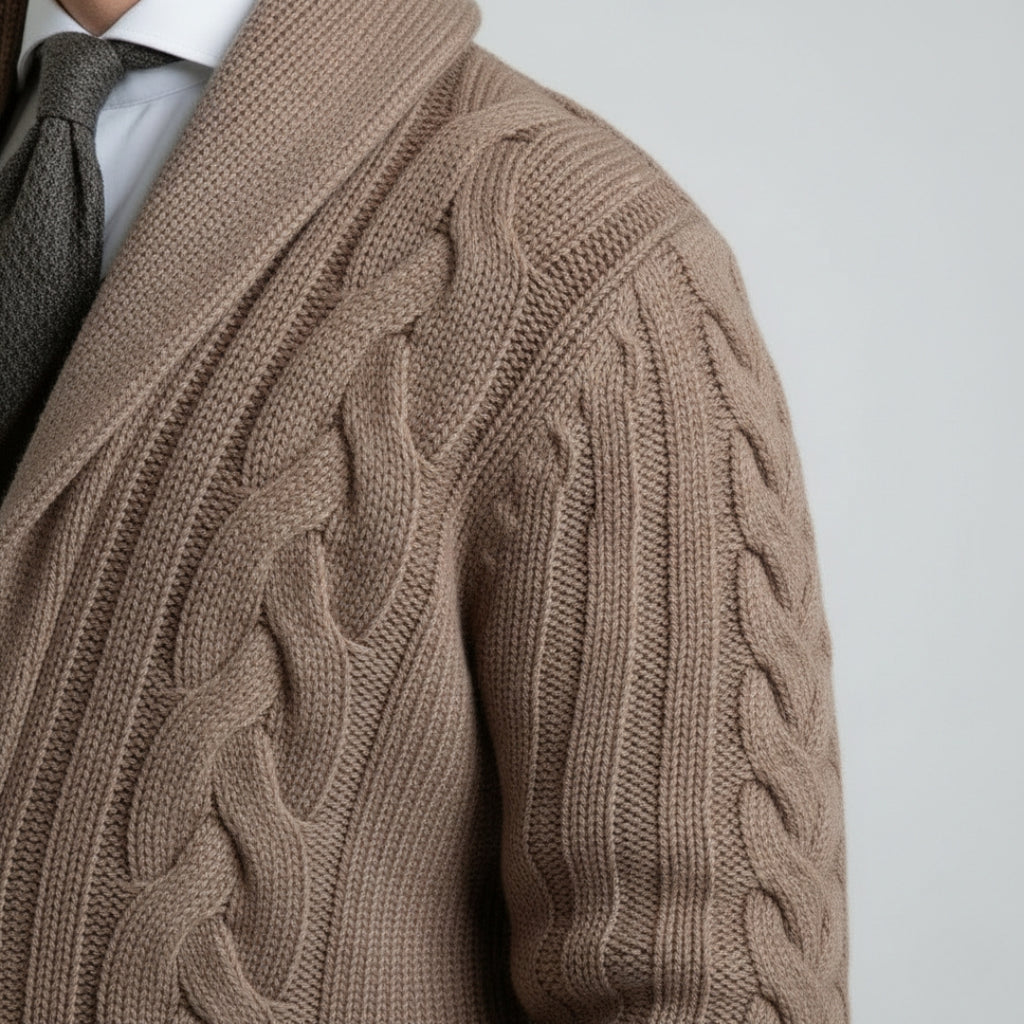 KEVIN Single Breasted Knit Cardigan