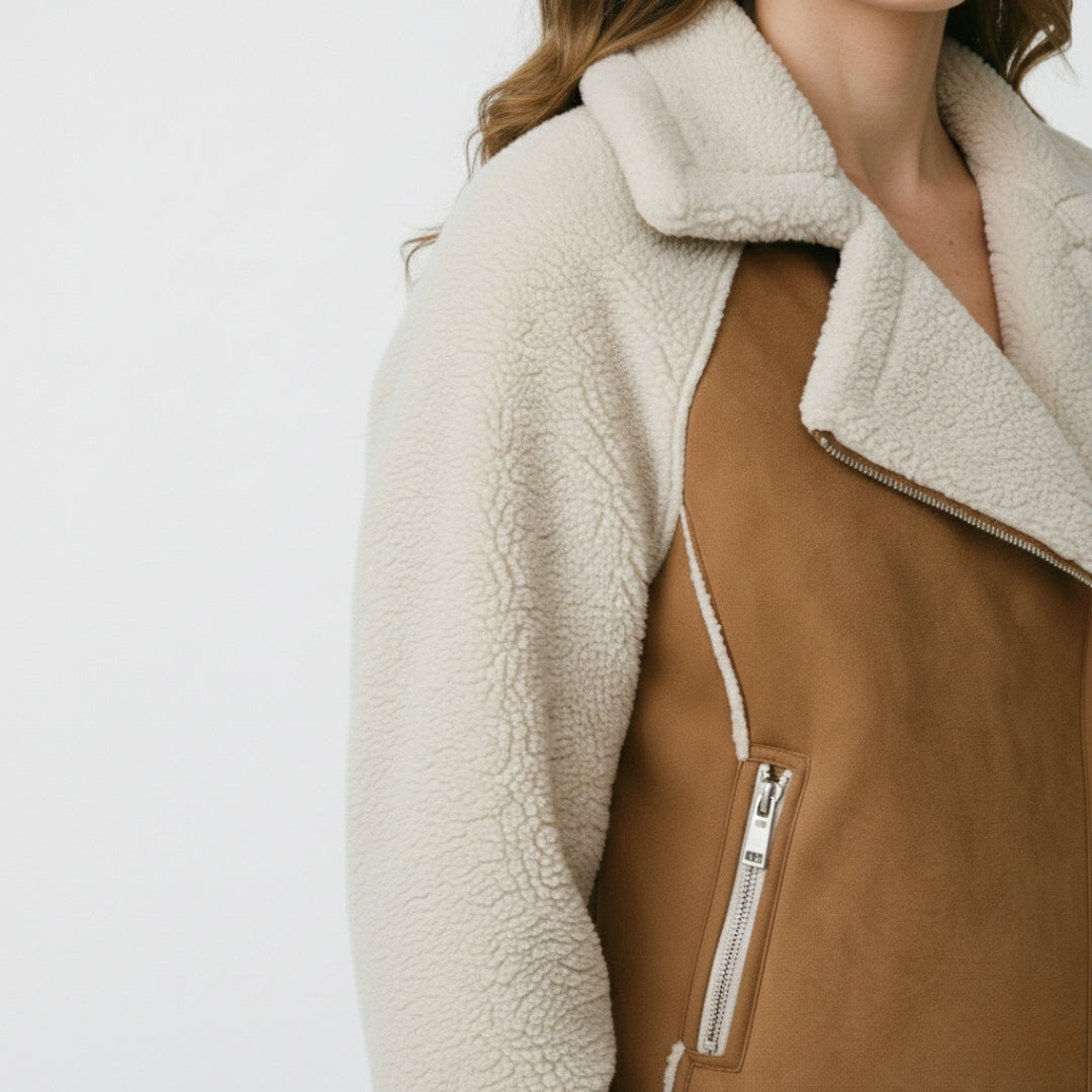 AMANDA Thick Sherpa Jacket