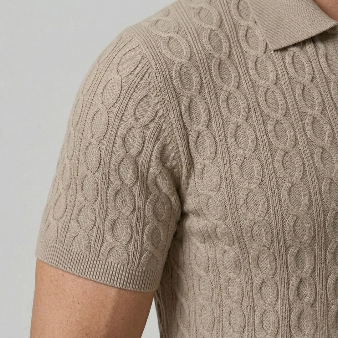 DAVID Slim Knitted Polo