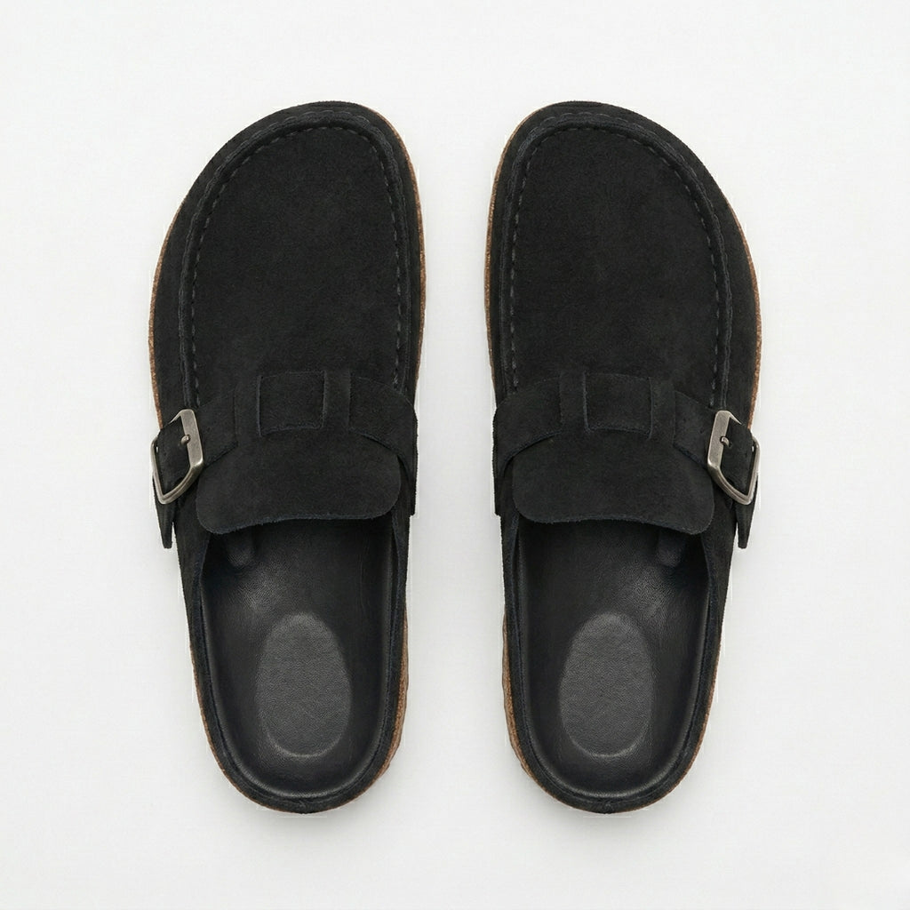 ESTHER Microfiber Leather Mules