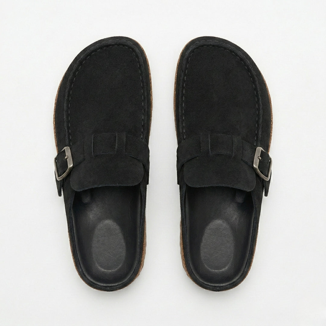 ESTHER Microfiber Leather Mules