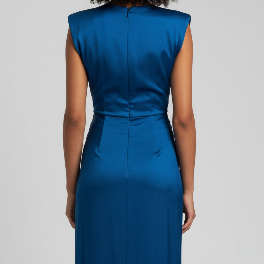 DARCY Elegant V-Neck Maxi Dress