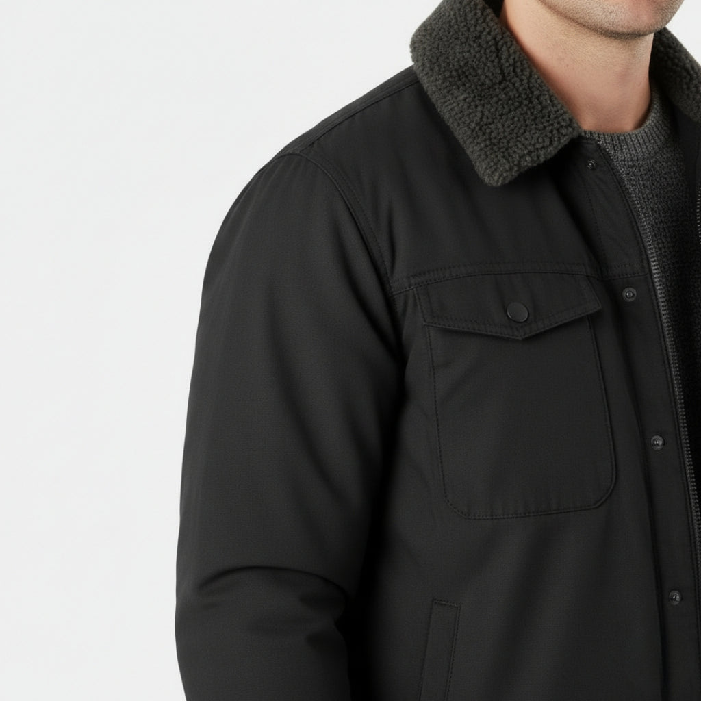 ARTHUR Wool Blend Lined Pocket Jacket