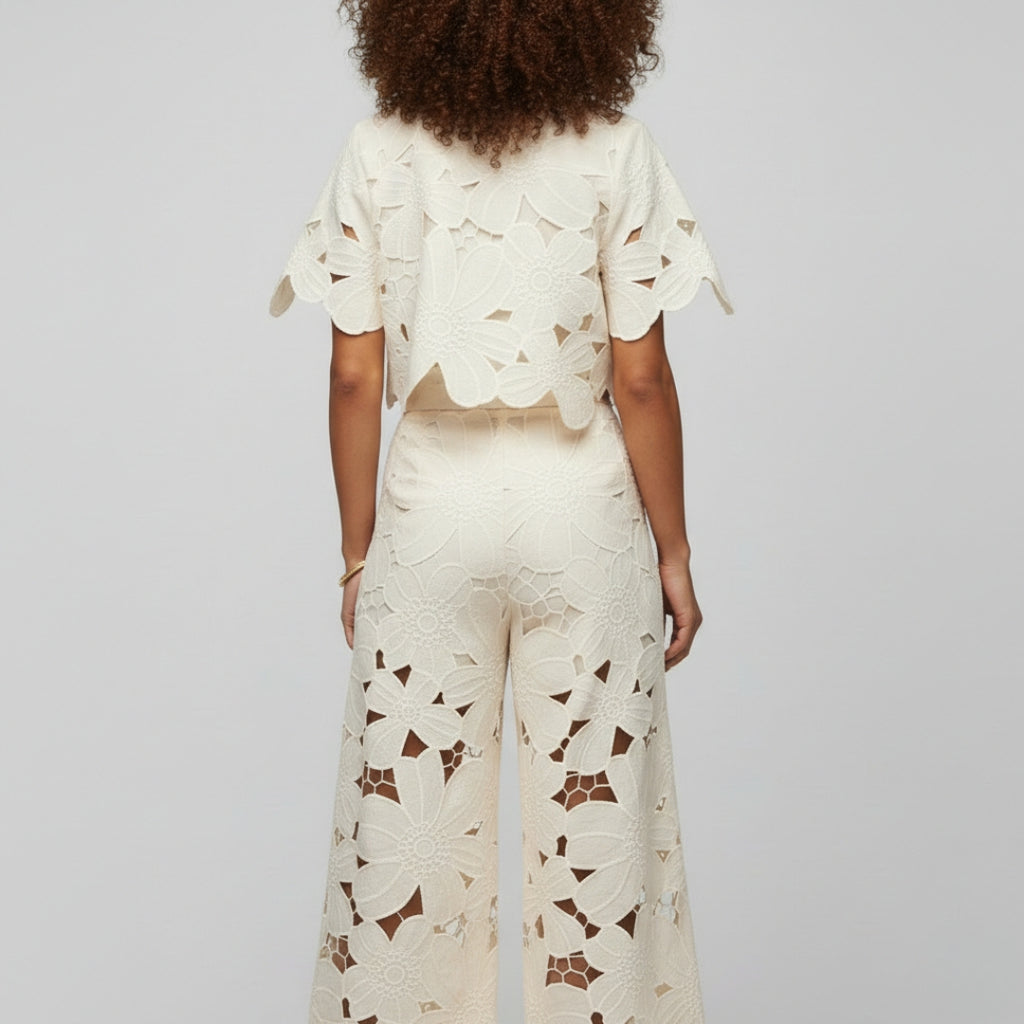 AMELIE Wide Leg Two-Piece Set