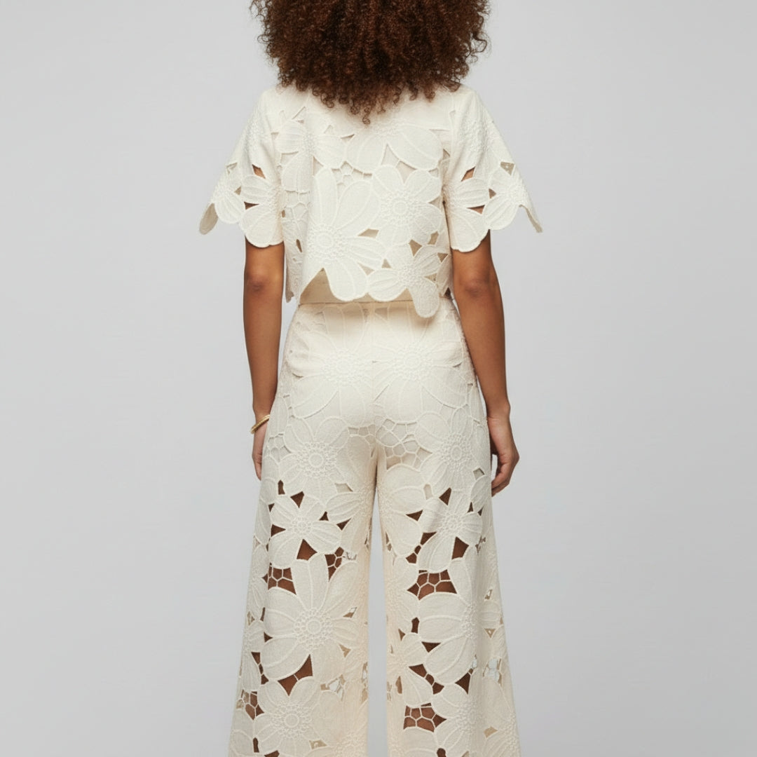 AMELIE Wide Leg Two-Piece Set