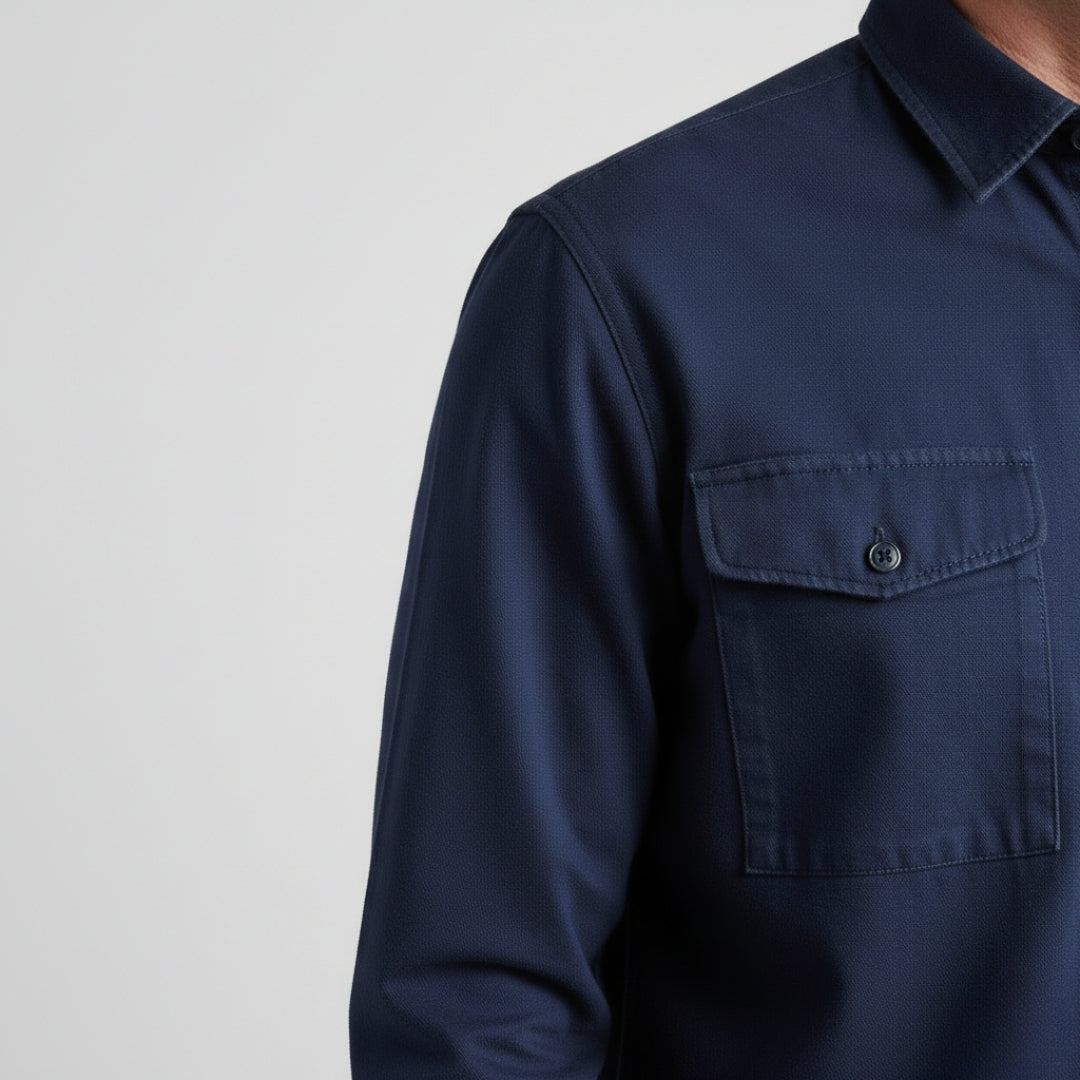 BRYAN Casual Cotton Zip-Up