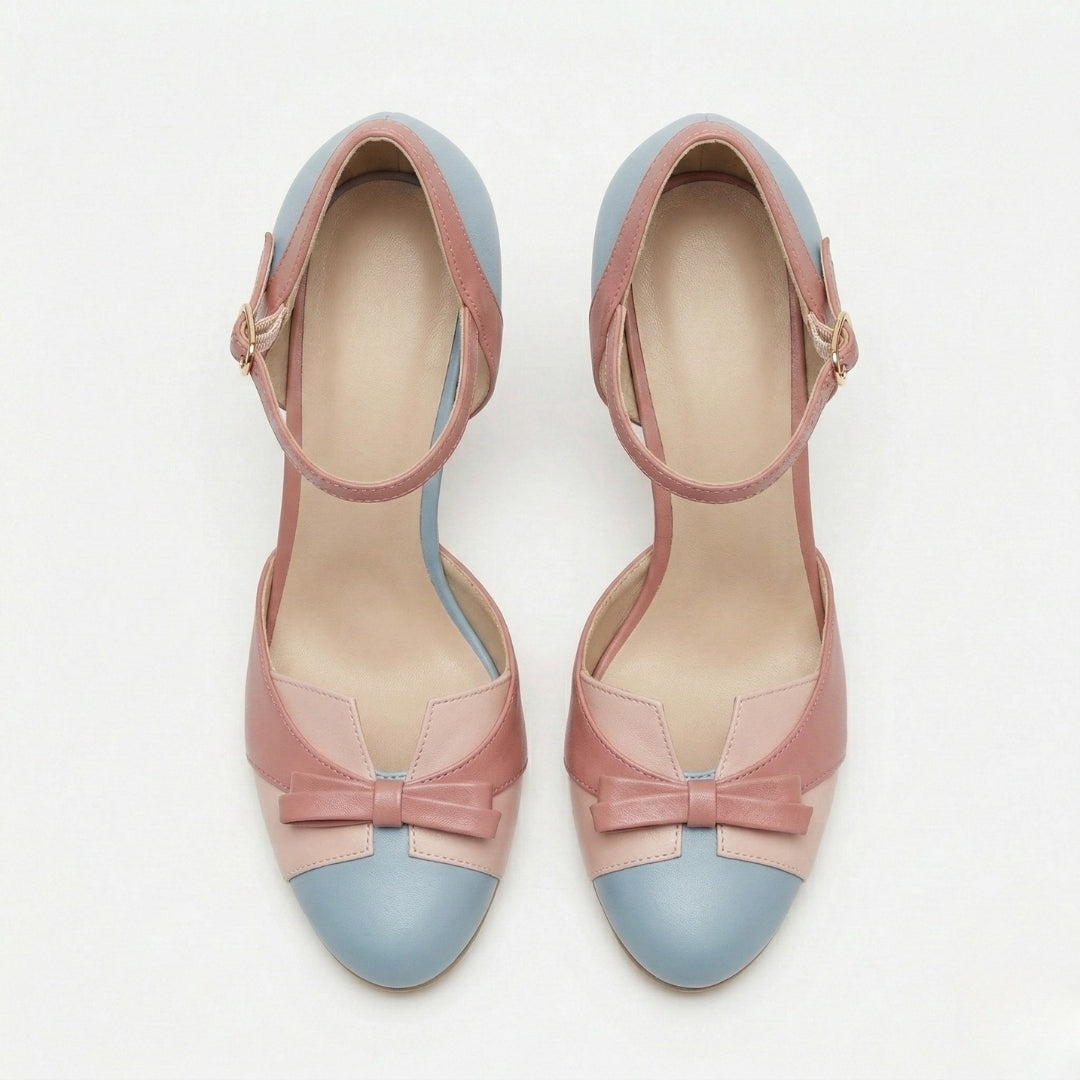 DOMINIQUE Bowtie Strap Heels