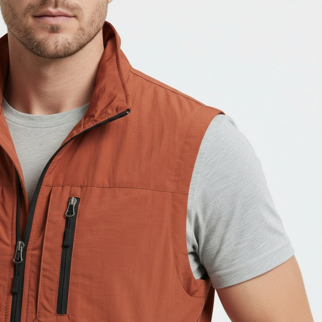 DANIEL Multi-Pocket Mesh Vest