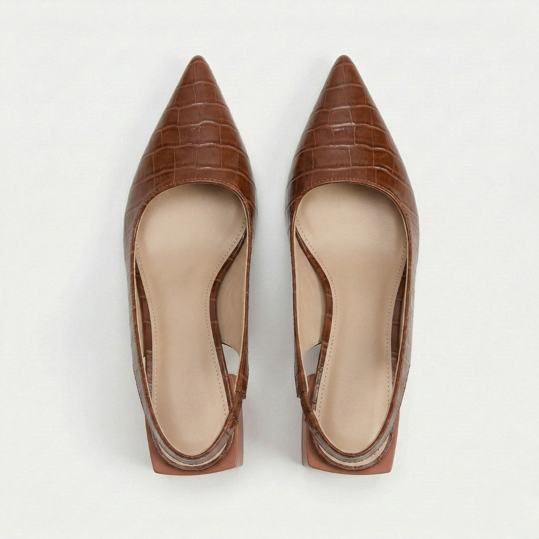 PERNILLE Pointed Slingback Heels