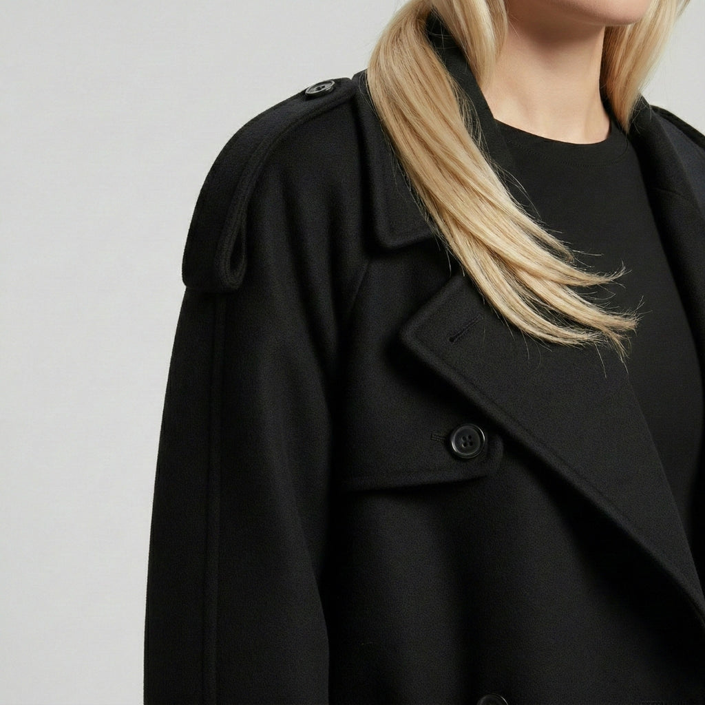 CHERI Long Wool Blend Coat