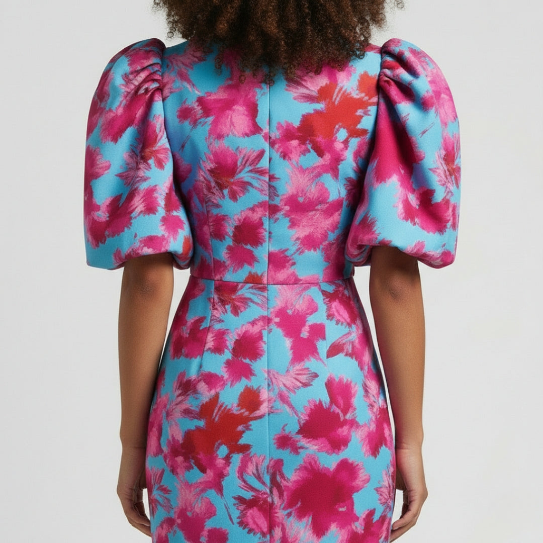 DIANNA Paisley Lantern Dress