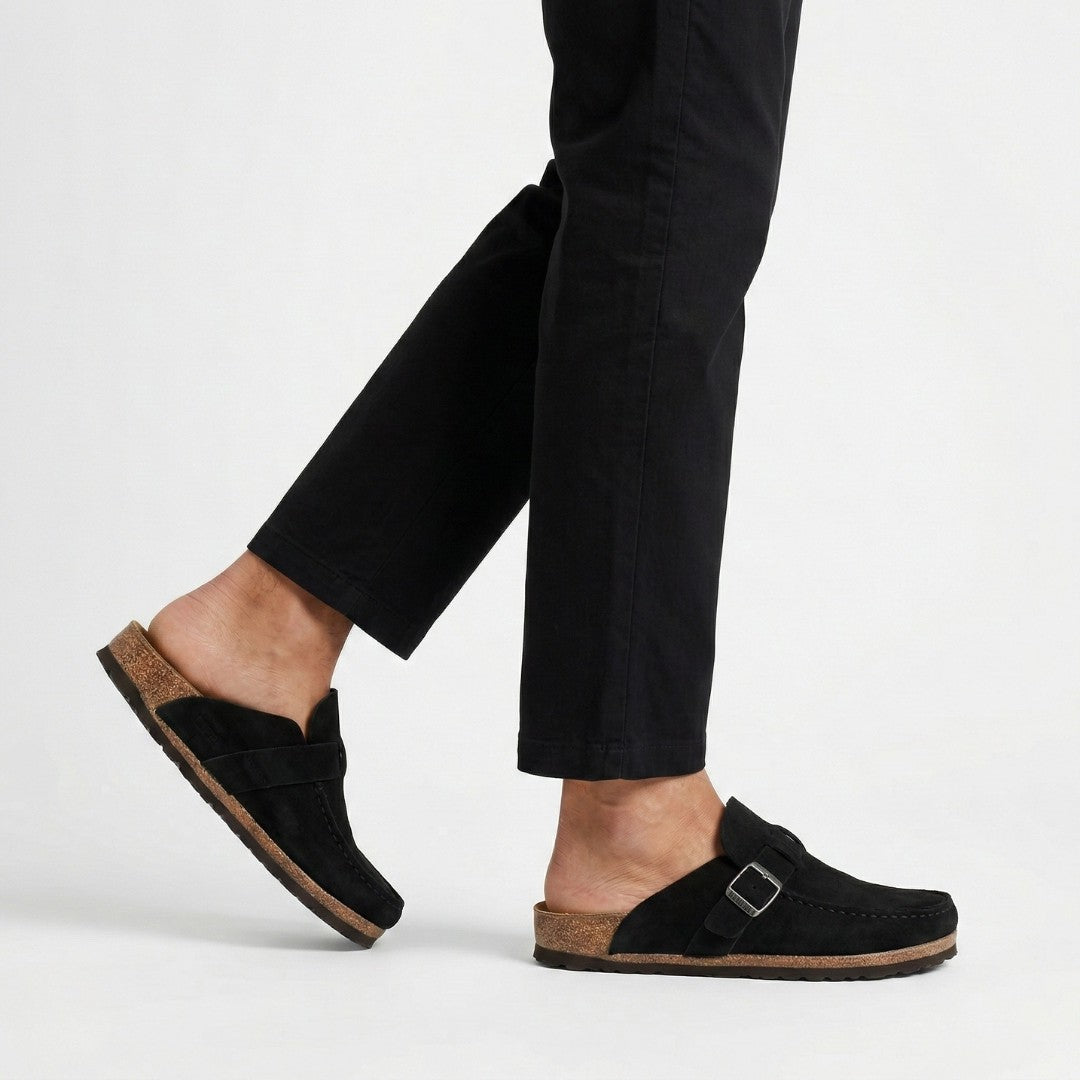 ESTHER Microfiber Leather Mules