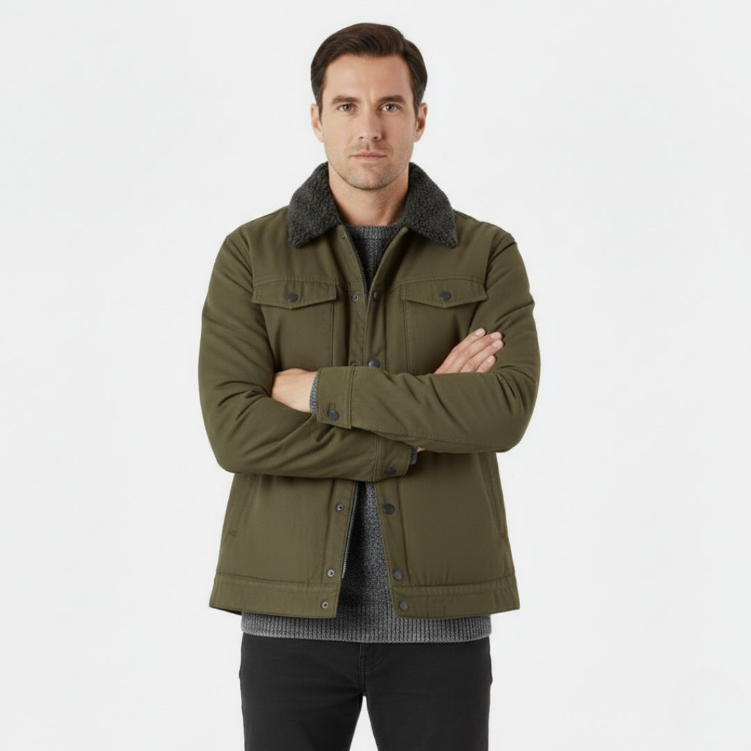 ARTHUR Wool Blend Lined Pocket Jacket