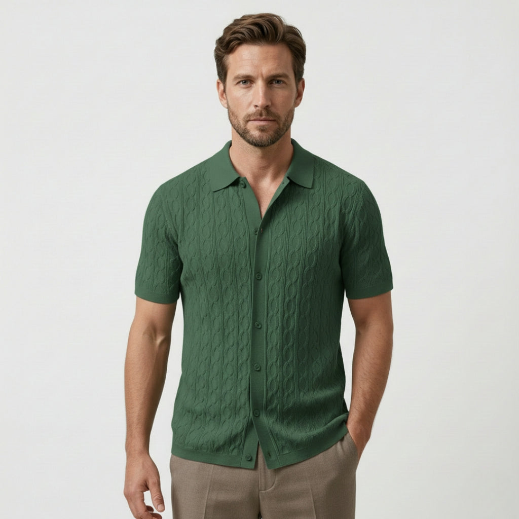 DAVID Slim Knitted Polo